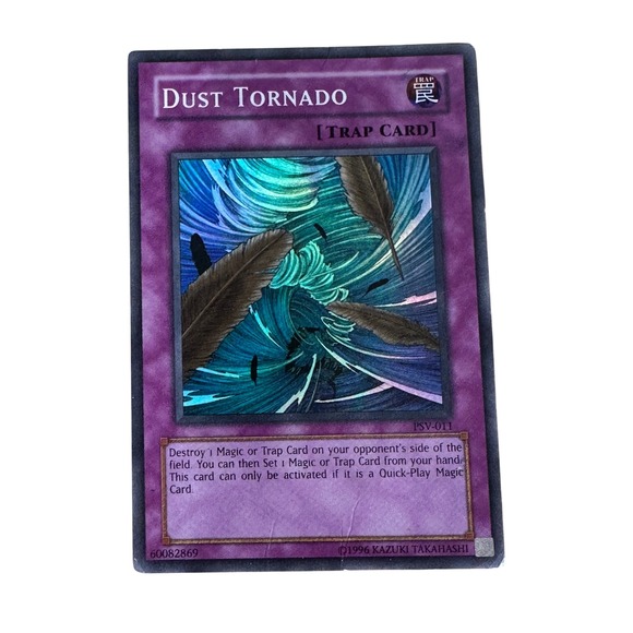 Dust Tornado PSV-011 YuGiOh Trap Card Holo Foil Rare Collectible - Picture 1 of 2